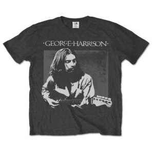 George Harrison - Live Portrait Uni Char  (XL) ryhmässä MERCHANDISE / T-paita / Pop-Rock @ Bengans Skivbutik AB (5547104)