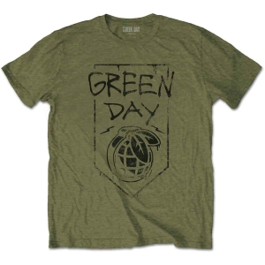 Green Day - Organic Grenade Uni Green  ryhmässä MERCHANDISE / T-paita / Punk @ Bengans Skivbutik AB (5547157r)