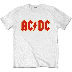Ac/Dc - Packaged Logo Boys T-Shirt Wht ryhmässä MERCH / Minsishops-merch / Ac/Dc @ Bengans Skivbutik AB (5548608r)