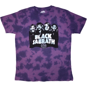 Black Sabbath - Band & Logo Boys T-Shirt Purp Dip-Dye ryhmässä MERCHANDISE / Merch / Hårdrock @ Bengans Skivbutik AB (5548670r)