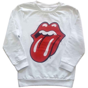 Rolling Stones - Classic Tongue Boys T-Shirt Wht Sw ryhmässä MERCHANDISE / Merch / Pop-Rock @ Bengans Skivbutik AB (5548821r)