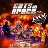Cats In Space - Fire In The Night: Live (White Viny ryhmässä VINYYLI @ Bengans Skivbutik AB (5549373)