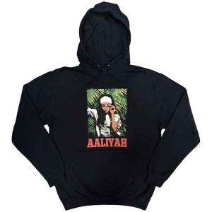 Aaliyah - Foliage Uni Navy Hoodie ryhmässä MERCHANDISE / Hupparit / RnB-Soul @ Bengans Skivbutik AB (5550907r)
