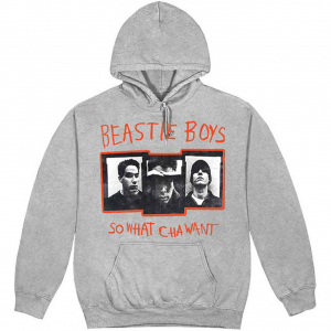 Beastie Boys - So What Cha Want Uni Grey Hoodie ryhmässä Övrigt /  @ Bengans Skivbutik AB (5552065r)