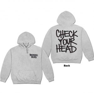 Beastie Boys - Check Your Head Uni Grey Hoodie ryhmässä Övrigt /  @ Bengans Skivbutik AB (5552067r)
