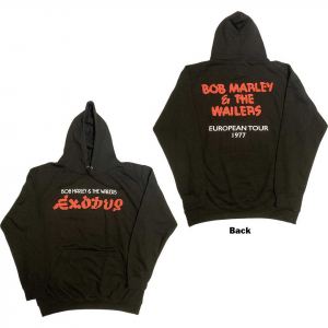 Bob Marley - Exodus Wailers Eur Tour  77 Bl Hoodie ryhmässä Övrigt /  @ Bengans Skivbutik AB (5552096r)