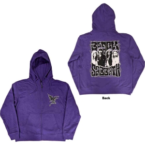 Black Sabbath - Henry Pocket Logo Purp Zip Hoodie ryhmässä Övrigt /  @ Bengans Skivbutik AB (5552143r)
