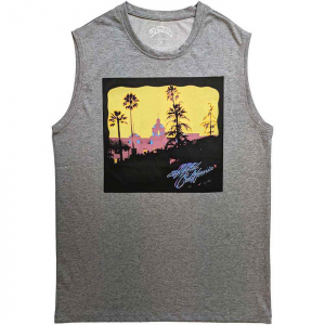 Eagles - Hotel California Uni Grey Tank Shirt ryhmässä Övrigt /  @ Bengans Skivbutik AB (5552163r)