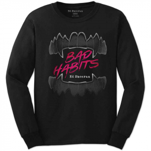 Ed Sheeran - Bad Habits Uni Bl Long Sleeve ryhmässä Övrigt /  @ Bengans Skivbutik AB (5552168r)