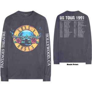 Guns N Roses - Hollywood Tour Uni Char Long Sleeve  ryhmässä Övrigt /  @ Bengans Skivbutik AB (5552286r)