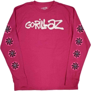 Gorillaz - Repeat Pazuzu Spiral Pink L/S ryhmässä Övrigt /  @ Bengans Skivbutik AB (5552291r)