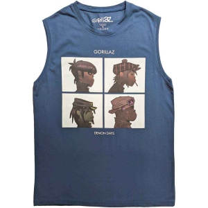 Gorillaz - Demon Days Uni Denim Tank Shirt  ryhmässä Övrigt /  @ Bengans Skivbutik AB (5552292r)