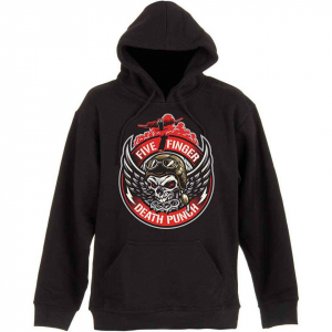 Five Finger Death Punch - Bomber Patch Uni Bl Hoodie  ryhmässä Övrigt /  @ Bengans Skivbutik AB (5552547r)