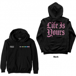 Foals - Life Is Yours Text Uni Bl Hoodie  ryhmässä Övrigt /  @ Bengans Skivbutik AB (5552554r)