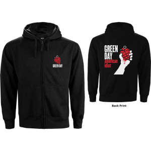 Green Day - American Idiot Lady Bl Zip Hoodie ryhmässä Övrigt /  @ Bengans Skivbutik AB (5552564r)