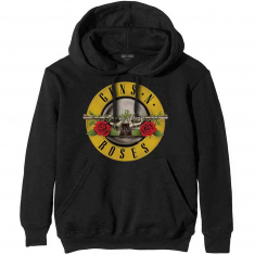 Guns N Roses - Classic Logo Uni Bl Hoodie  ryhmässä Övrigt /  @ Bengans Skivbutik AB (5552573r)