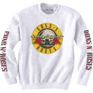 Guns N Roses - Classic & Text Logos Uni Wht Sweatshirt  ryhmässä Övrigt /  @ Bengans Skivbutik AB (5552579r)