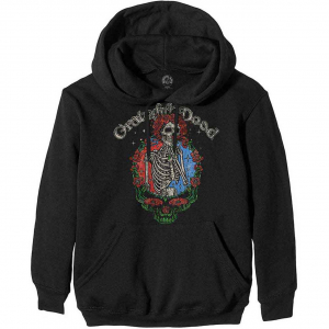 Grateful Dead - Floral Stealie Uni Bl Hoodie ryhmässä Övrigt / @ Bengans Skivbutik AB (5552596r)
