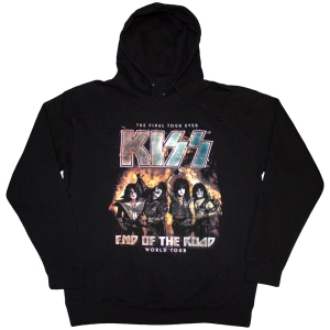 Kiss - End Of The Road Final Tour Bl Hoodie ryhmässä MERCHANDISE / Hupparit / Hårdrock @ Bengans Skivbutik AB (5552918r)