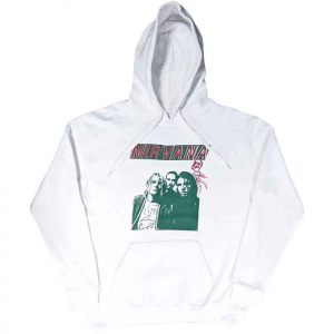 Nirvana - Flipper Uni Wht Hoodie ryhmässä Övrigt /  @ Bengans Skivbutik AB (5553897r)