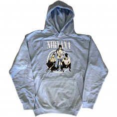 Nirvana - Trapper Hat Photo Lht Blue Hoodie ryhmässä Övrigt / @ Bengans Skivbutik AB (5553898r)