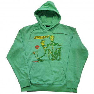 Nirvana - Incesticide Uni Green Hoodie ryhmässä Övrigt /  @ Bengans Skivbutik AB (5553901r)