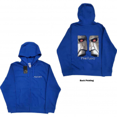 Pink Floyd - Metal Heads Close-Up Blue Zip Hoodie ryhmässä Övrigt /  @ Bengans Skivbutik AB (5553937r)