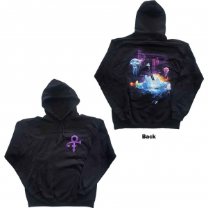 Prince - Lotus Flower Uni Bl Hoodie ryhmässä MERCH @ Bengans Skivbutik AB (5553949r)