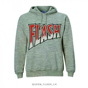 Queen - Flash Uni Grey Hoodie ryhmässä Övrigt /  @ Bengans Skivbutik AB (5553957r)