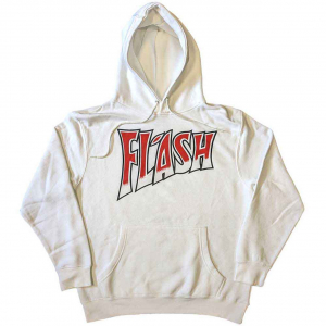 Queen - Flash Uni Wht Hoodie ryhmässä Övrigt / @ Bengans Skivbutik AB (5553958r)
