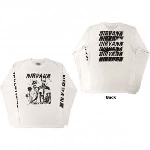 Nirvana - Incesticide Uni Wht Longsleeve ryhmässä Övrigt /  @ Bengans Skivbutik AB (5554095r)