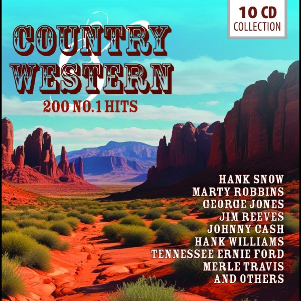 Various Artists - Country & Western - 200 No. 1 Hits ryhmässä CD / Myydyimmät @ Bengans Skivbutik AB (5554206)