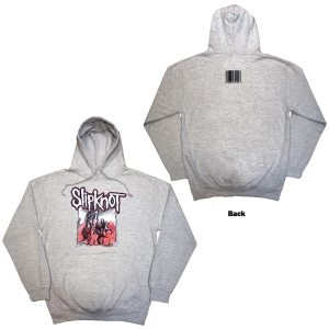 Slipknot - Self-Titled Uni Grey Hoodie ryhmässä MERCHANDISE / Hupparit / Hårdrock @ Bengans Skivbutik AB (5554722r)