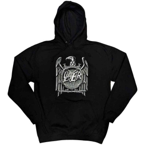 Slayer - High Contrast Eagle Uni Bl Hoodie ryhmässä MERCHANDISE / Hupparit / Hårdrock @ Bengans Skivbutik AB (5554736r)