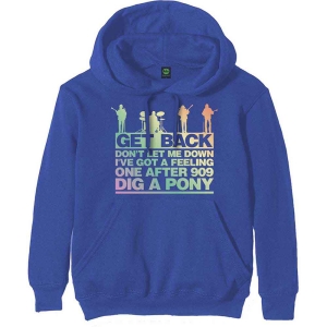 The Beatles - Get Back Gradient Uni Blue Hoodie ryhmässä MERCH @ Bengans Skivbutik AB (5555313r)