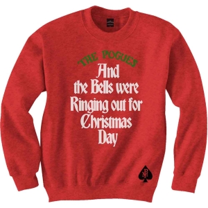 The Pogues - Bells Were Ringing.. Red Sweatshirt ryhmässä MERCH @ Bengans Skivbutik AB (5555355r)