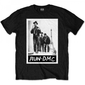 Run Dmc - Paris Photo Uni Bl T-Shirt  (M) ryhmässä MERCHANDISE / T-paita / Hip Hop-Rap @ Bengans Skivbutik AB (5556651)