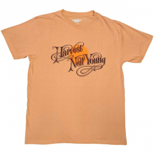 Neil Young - Harvest Uni Old Gold T-Shirt ryhmässä MERCH @ Bengans Skivbutik AB (5556659r)