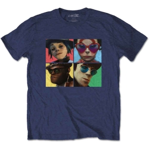 Gorillaz - Humanz Uni Navy T-Shirt ryhmässä Övrigt /  @ Bengans Skivbutik AB (5556709r)