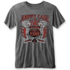 Johnny Cash - Ring Of Fire Bo Char T-Shirt ryhmässä Övrigt / @ Bengans Skivbutik AB (5556712r)