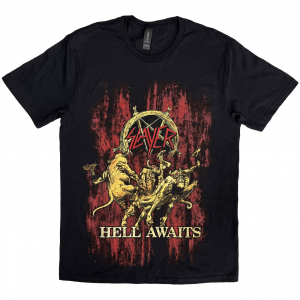 Slayer - Hell Awaits Uni Bl T-Shirt  (XL) ryhmässä -Start Tshirt @ Bengans Skivbutik AB (5556795)
