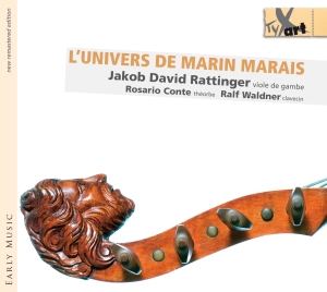 Jakob David Rattinger - The Universe Of Marin Marais ryhmässä CD / Klassiskt @ Bengans Skivbutik AB (5557825)