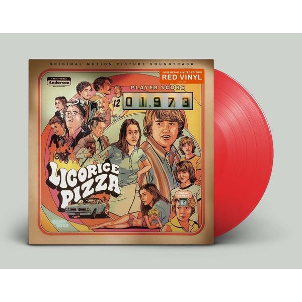 Soundtrack - Licorice Pizza (Red Vinyl) (I) ryhmässä VINYYLI / Pop-Rock @ Bengans Skivbutik AB (5560259)