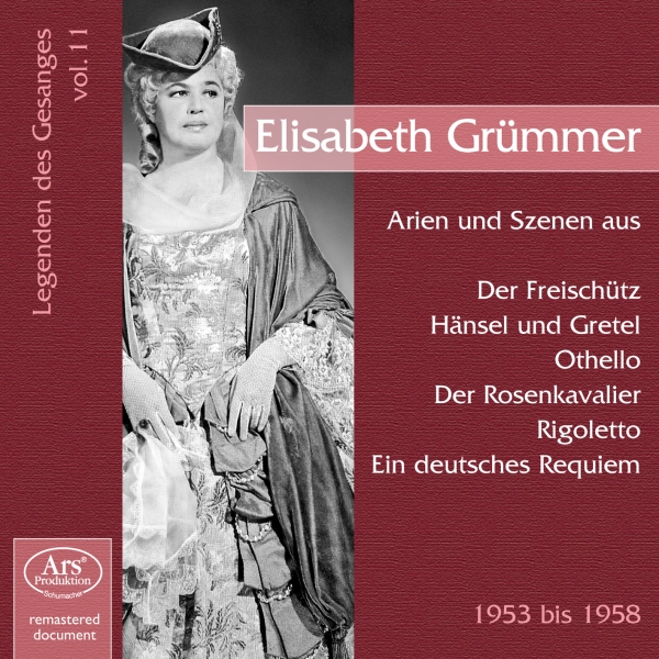 Various - Vocal Recital Elisabeth Grümmer ryhmässä CD / Myydyimmät @ Bengans Skivbutik AB (5560705)