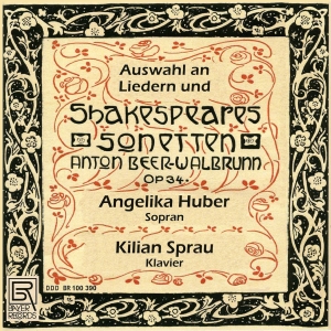 Anton Beer-Walbrunn - Anton Beer-Walbrunn - Shakespeare-S ryhmässä CD / Klassiskt @ Bengans Skivbutik AB (5561489)