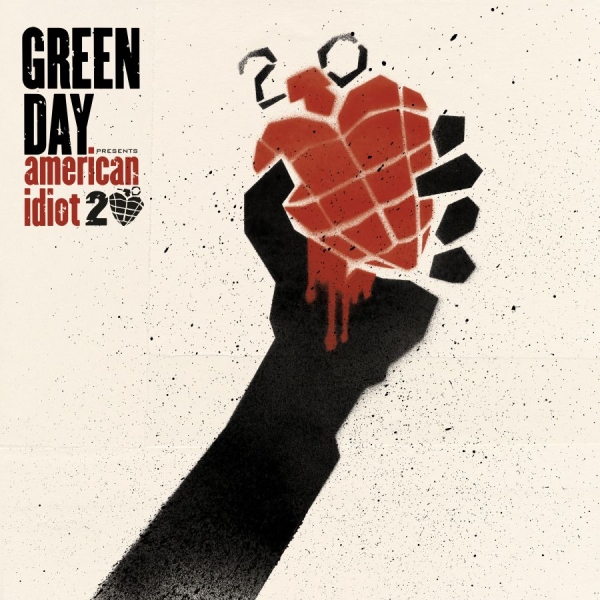 Green Day - American Idiot (20th Anniversary Red and Black 2LP) ryhmässä ME SUOSITTELEMME / Perjantain julkaisut / @ Bengans Skivbutik AB (5561819)