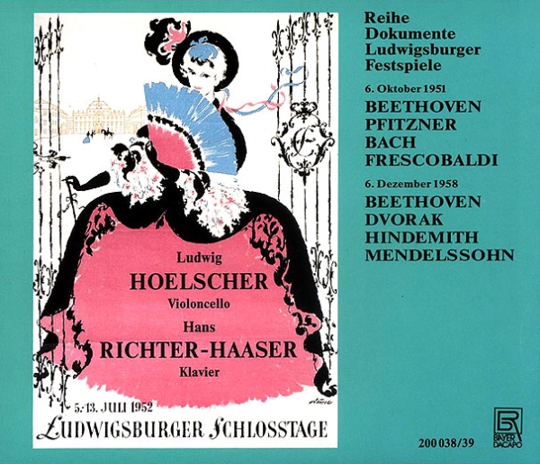 Beethoven/Pfitzner/Bach J..S./Fres - Ludwig Hoelscher Edition Vol. 8 ryhmässä CD / Myydyimmät @ Bengans Skivbutik AB (5562167)