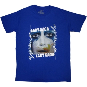 Lady Gaga - Artpop Facepaint Uni Blue T-Shirt  (M) ryhmässä MERCHANDISE / T-paita / Pop-Rock @ Bengans Skivbutik AB (5562481)