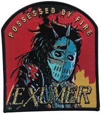 Exhumer - Patch Possessed By Fire Black Borde ryhmässä MERCHANDISE / Kangasmerkki / Heavy Metal @ Bengans Skivbutik AB (5562689)