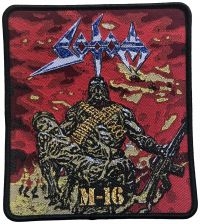 Sodom - Patch M-16 Black Border (12,4 X  11 ryhmässä MERCHANDISE / Kangasmerkki / Heavy Metal @ Bengans Skivbutik AB (5562696)